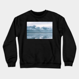 Epic cloud reflection in Iceland - landscape photography Crewneck Sweatshirt